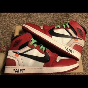 air Jordan 1 x off white size 12